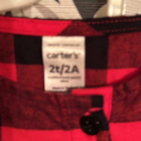 NWT Carter’s 2 pc. red and black set - Picture 4 of 5